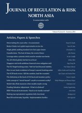 Journal of Regulation & Risk, North Asia